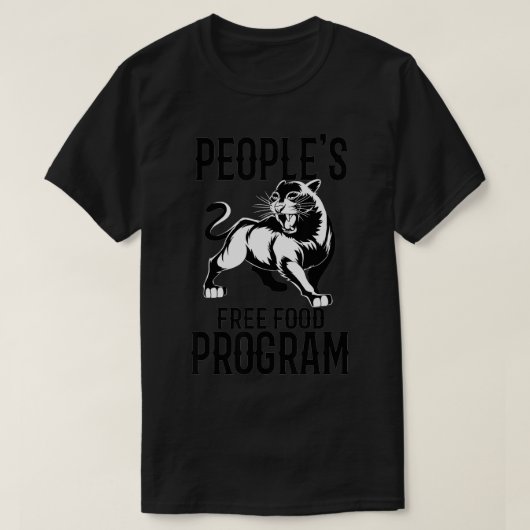 T-shirt Cadeau du Programme de gratuité des aliments du pe (Design devant)