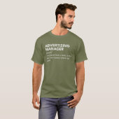 T-shirt Cadeau du responsable marketing (Devant entier)
