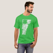 T-shirt Cadeau du Vermont St. Patrick's Day Shamrock Clove (Devant entier)