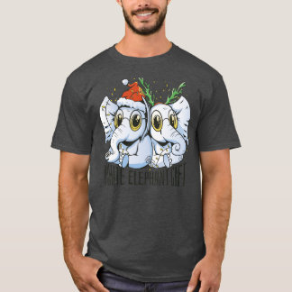 T-shirt Cadeau Eléphant Blanc
