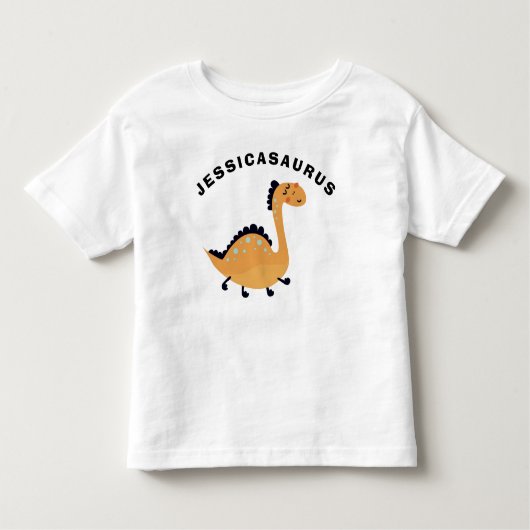 T-shirt Cadeau Enfant Nom Dinosaure Mignon (Devant)