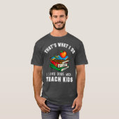 T-shirt Cadeau enseignant et Amoureux des chiens (Devant entier)