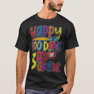 T-shirt Cadeau Étudiant De Troisième Année 100 Jours D'Éco