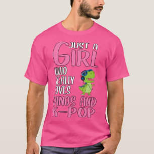 T-shirt Cadeau Femme Juste Une Fille Qui Aime Vraiment Din