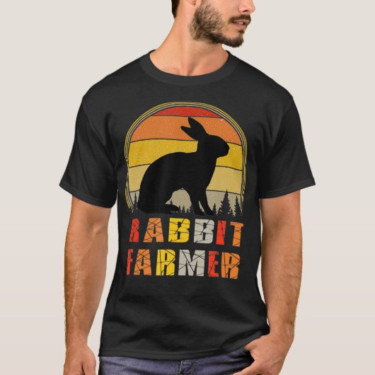 T-shirt Cadeau fermier lapin (Devant)