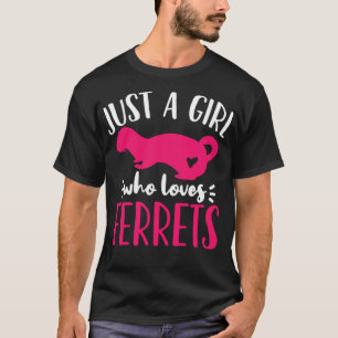 T-shirt Cadeau Ferret Funny Ferret Lover