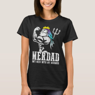 T-shirt Cadeau Fête des Pères Merdad Ne Mettez Pas le Bord