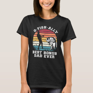 T-shirt Cadeau Fête des Pères pour Hommes Beau-Père Pêche 