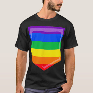 T-shirt Cadeau Gay pride lesbien LGBTQ Rainbow Flag Queer 