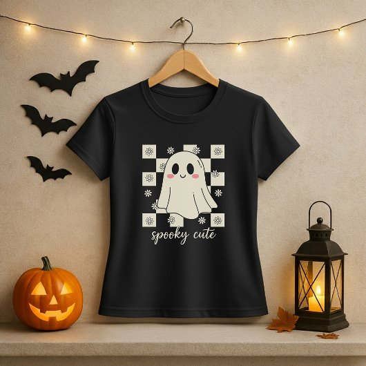 T-shirt Cadeau Ghost éffrayant Cute