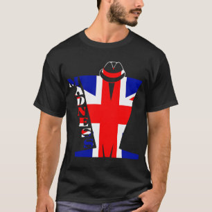 T-shirt Cadeau graphique de groupe de musique Union Jack M