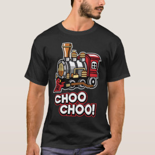 T-shirt Cadeau graphique de train mignon pour des amants