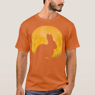 T-shirt Cadeau Halloween facile lièvre Leveret Pet Moon