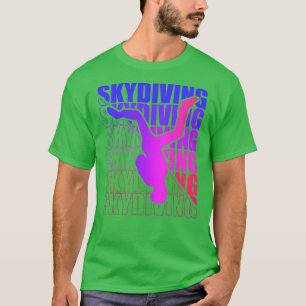 T-shirt Cadeau idée parachutiste parachute skydiver s