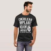 T-shirt Cadeau Implant Cochlear Sensibilisation des Sourds (Devant entier)