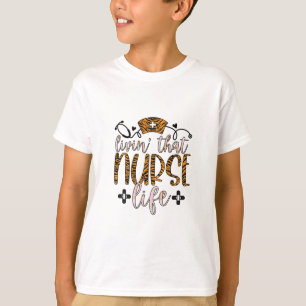 T-shirt Cadeau infirmière Vivre Cette Vie Infirmière