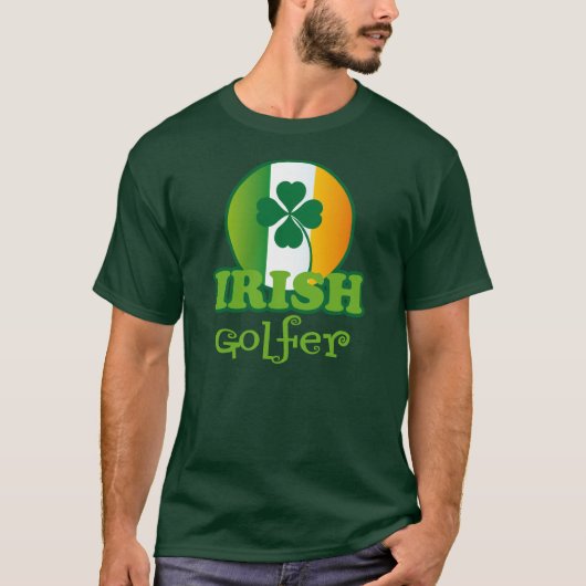 T-shirt Cadeau irlandais de golfeur (Devant)