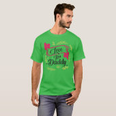 T-shirt cadeau j'aime papa (Devant entier)