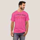 T-shirt Cadeau Je l'aime (Devant entier)
