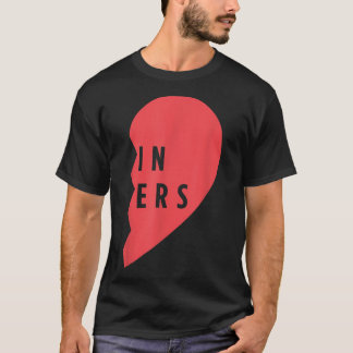 T-shirt Cadeau jumelles  Ensemble de jumelles avec cœur as