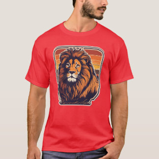 T-shirt Cadeau Lion Safari Animalier Lion
