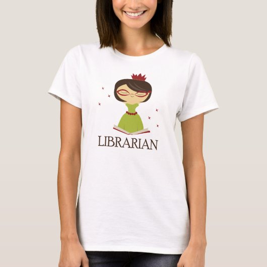 T-shirt Cadeau livresque de bibliothèque de bibliothécaire (Devant)