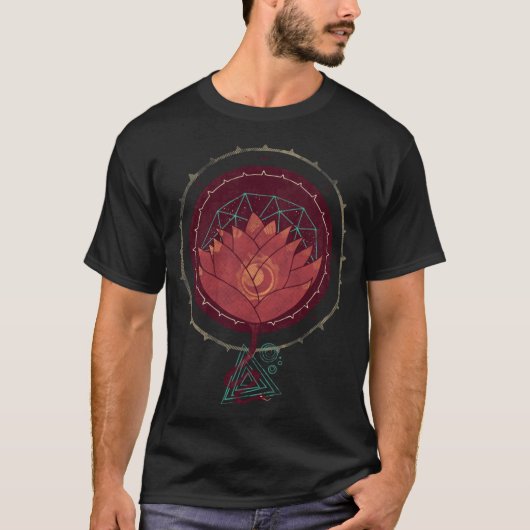 T-shirt Cadeau Lotus rouge (Devant)