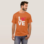 T-shirt Cadeau Love Dolphin (Devant entier)