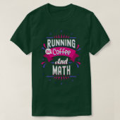 T-shirt Cadeau Math Lover Courant Sur Café Et Math 1 (2) (Design devant)