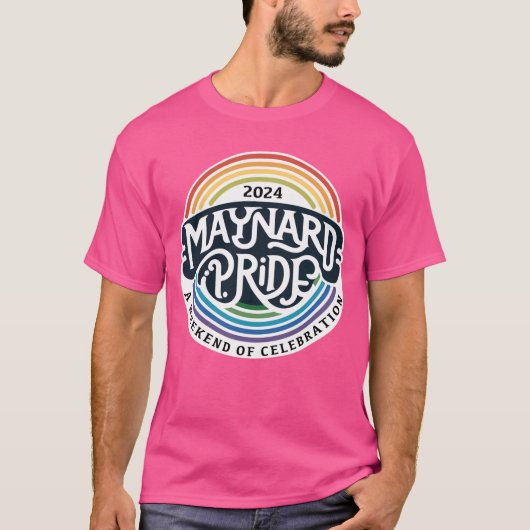 T-shirt Cadeau Maynard Pride 2024 (Devant)