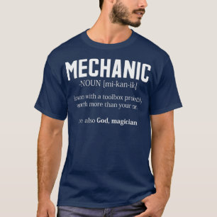 T-shirt Cadeau Mécanique Pour La Mécanique Et DO-IT-YOURSE
