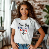 Cadeau Mère de baseball Monogramme