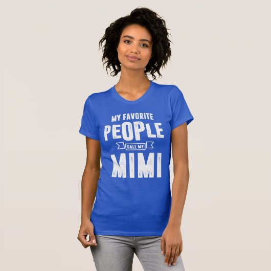 T-shirt Cadeau Mimi favori (Devant entier)