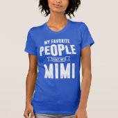 T-shirt Cadeau Mimi favori (Devant)