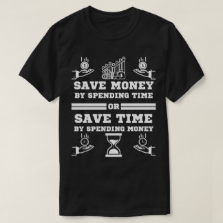T-shirt cadeau motivationnel pour économiser de l'argent e