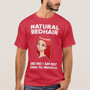 T-shirt Cadeau Naturel À Cheveux Roux