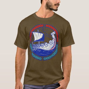 T-shirt Cadeau norvégien Viking Valhalla Norvège