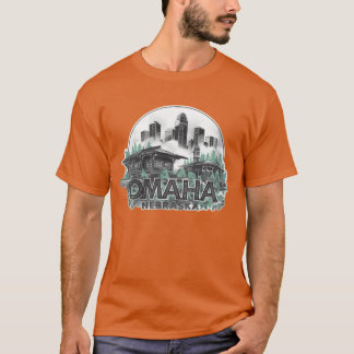 T-shirt Cadeau Omaha Ville Nebraska États-Unis