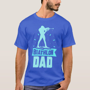 T-shirt Cadeau Papa Biathlon Sports Biathlète Biathlons