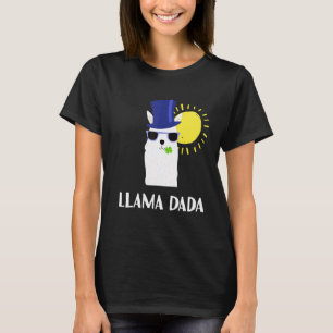 T-shirt Cadeau Papa Lama Homme Anniversaire Fils Correspon