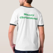 T-shirt Cadeau parfait voeux de Noël Texte imprimé (Dos entier)