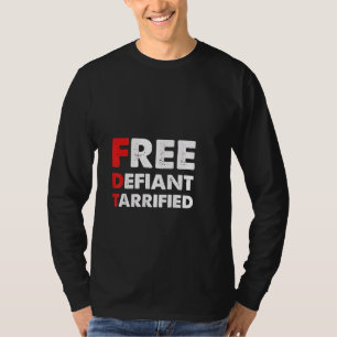 T-shirt Cadeau patriotique gratuit et défiant arriéré cont