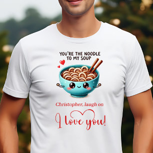 T-shirt cadeau personnalisé drôle de nourriture je