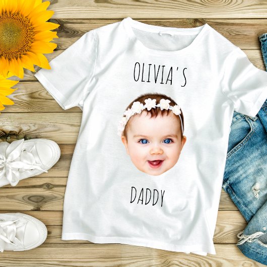 T-shirt Cadeau personnalisé pour bébé visage Nouveau cadea