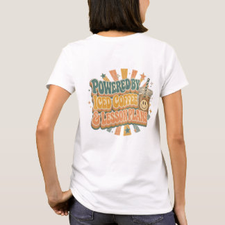 T-shirt Cadeau personnalisé pour enseignant rétro propulsé