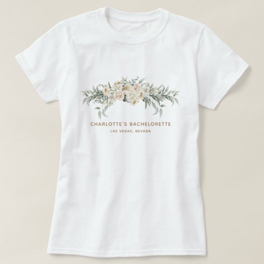 T-shirt Cadeau personnalisé pour la fête de Bachelorette (Design devant)