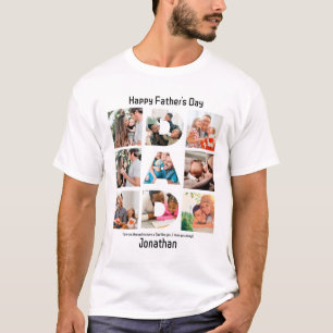 T-shirt Cadeau personnalisé pour papa Fête des pères 9 Pho