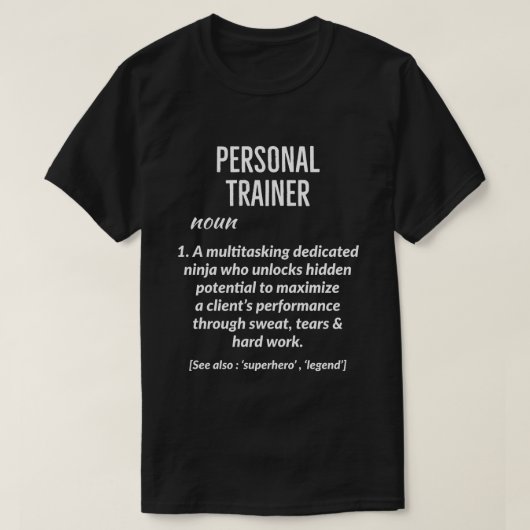 T-shirt Cadeau personnel de formation (Design devant)