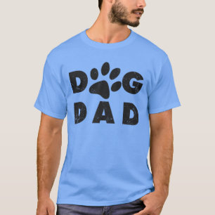 T-shirt Cadeau petit papa chien design classique patte