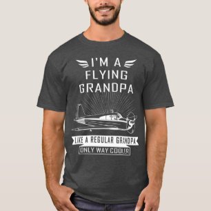 T-shirt Cadeau Pilote De Grand-Père Pour Hommes Humour Pil